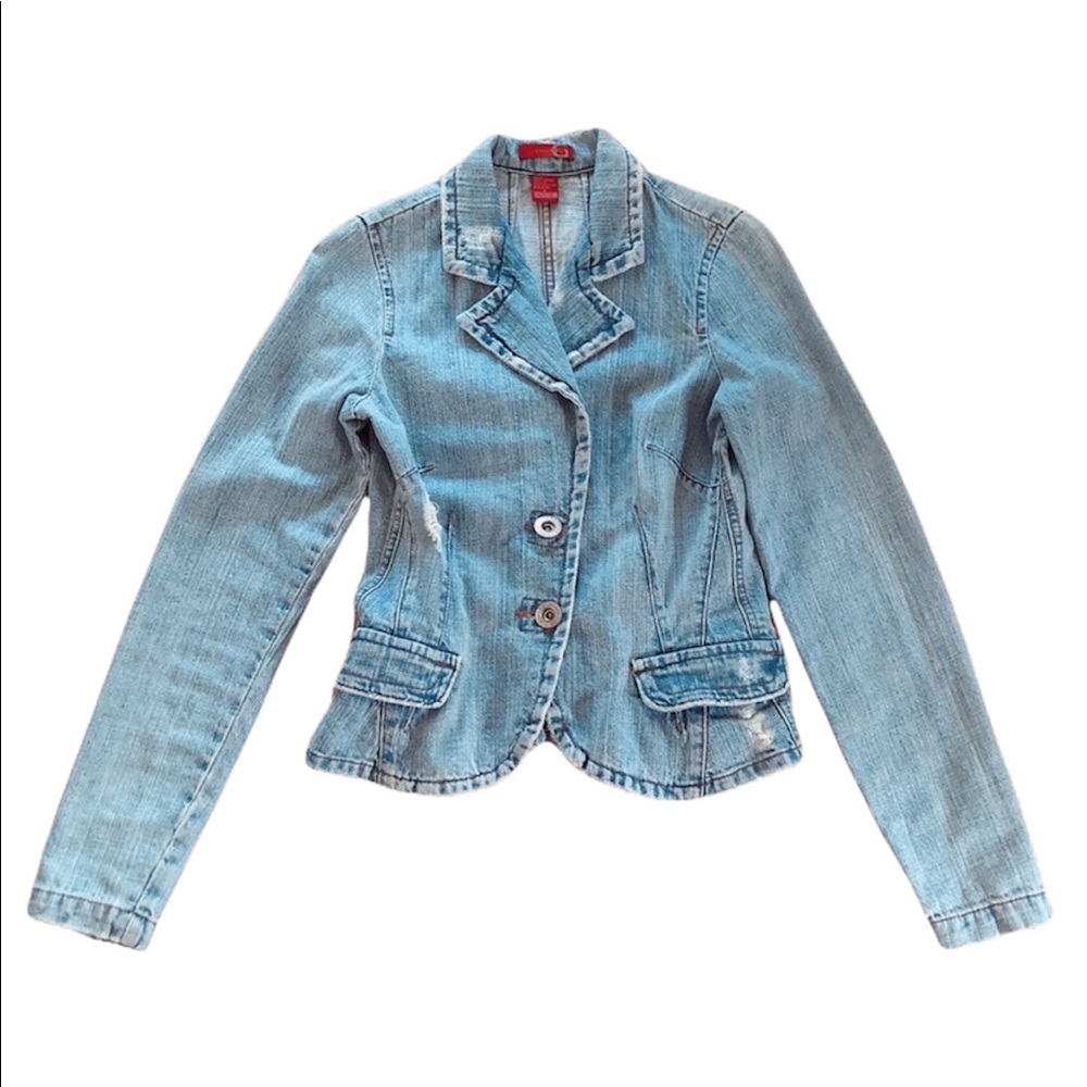 Gadzook Jean Denim Shape Jacket